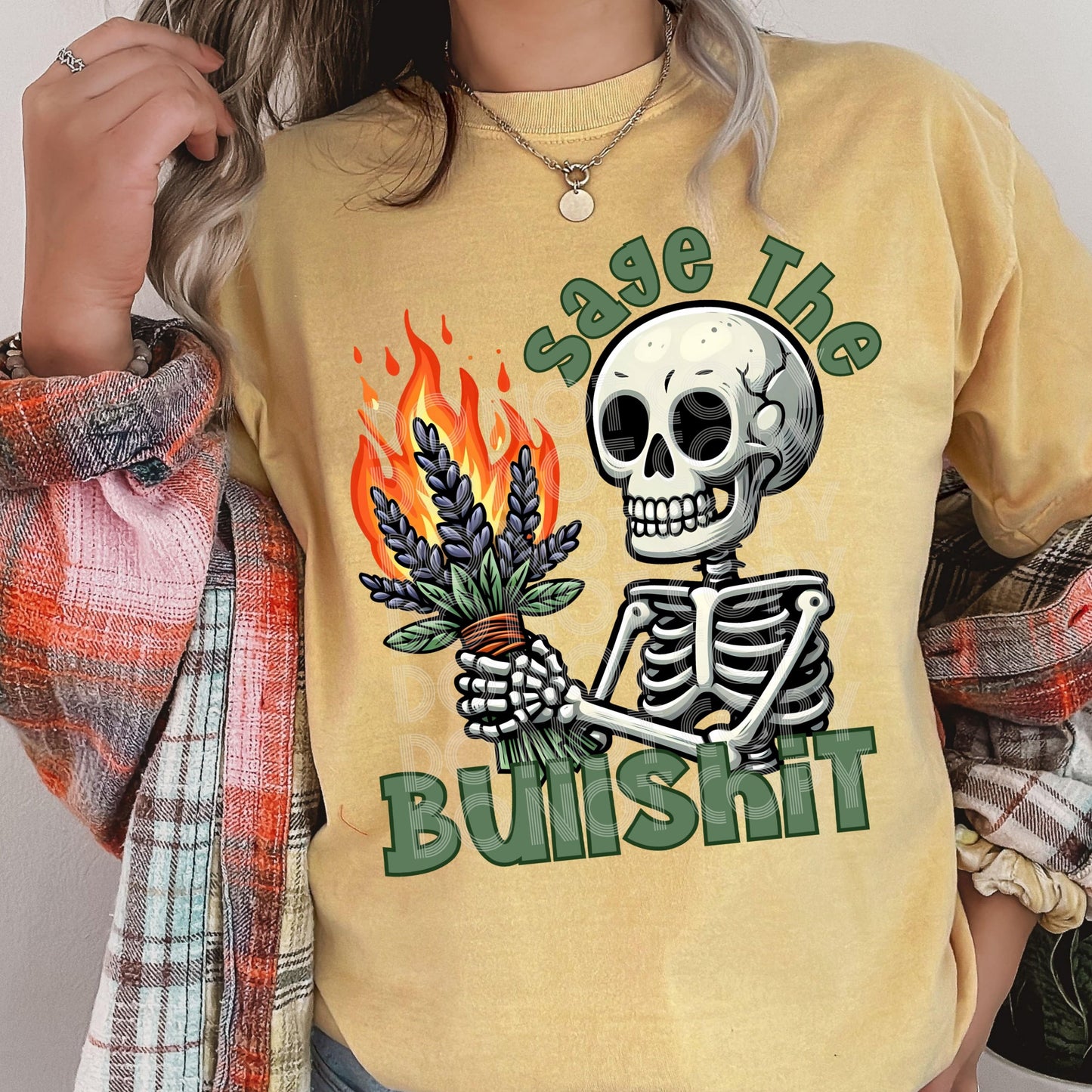 Sage The Bullshit #4163 - Ready to Press DTF Transfer Full Color - Pro Blanks