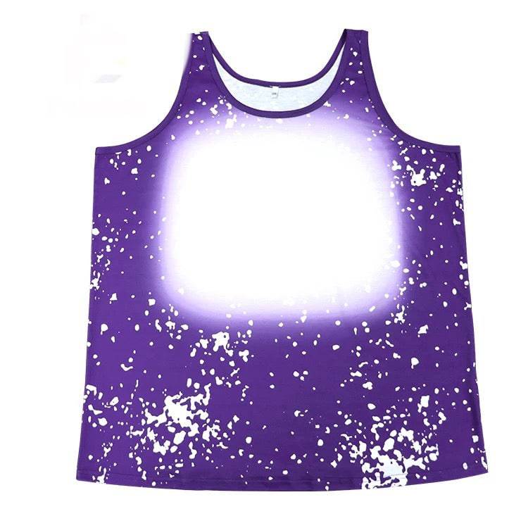 *SALE*  RTS- TANK TOP - ADULT - Faux Bleached 100% Polyester - Pro Blanks