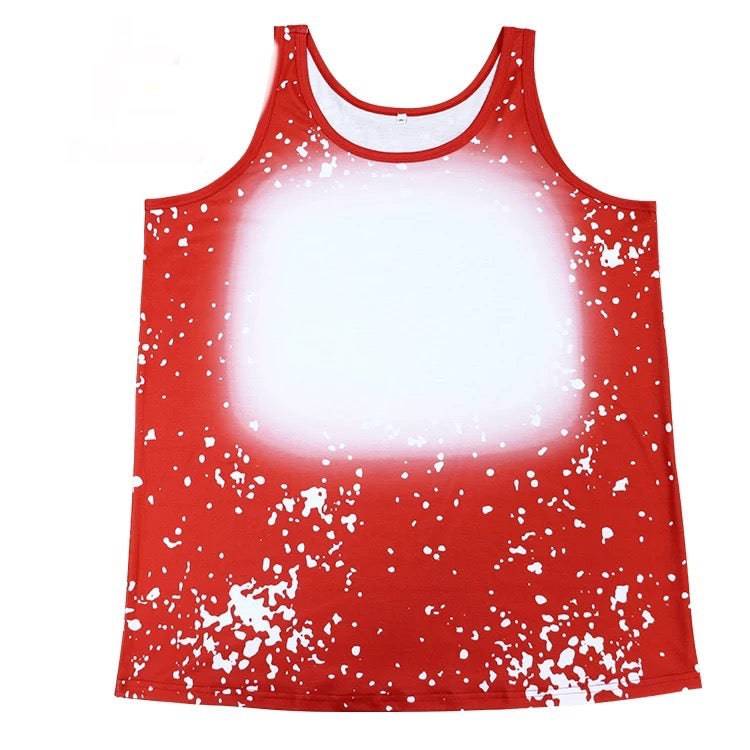 *SALE*  RTS- TANK TOP - ADULT - Faux Bleached 100% Polyester - Pro Blanks