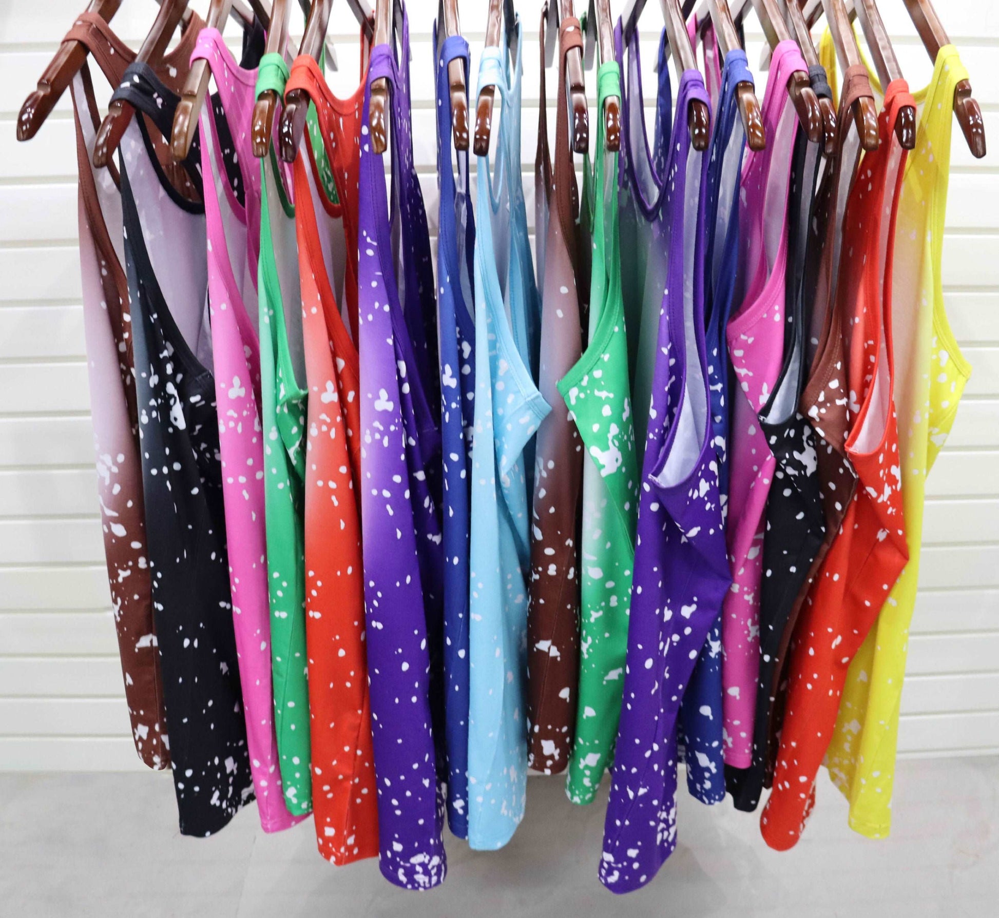 *SALE*  RTS- TANK TOP - ADULT - Faux Bleached 100% Polyester - Pro Blanks