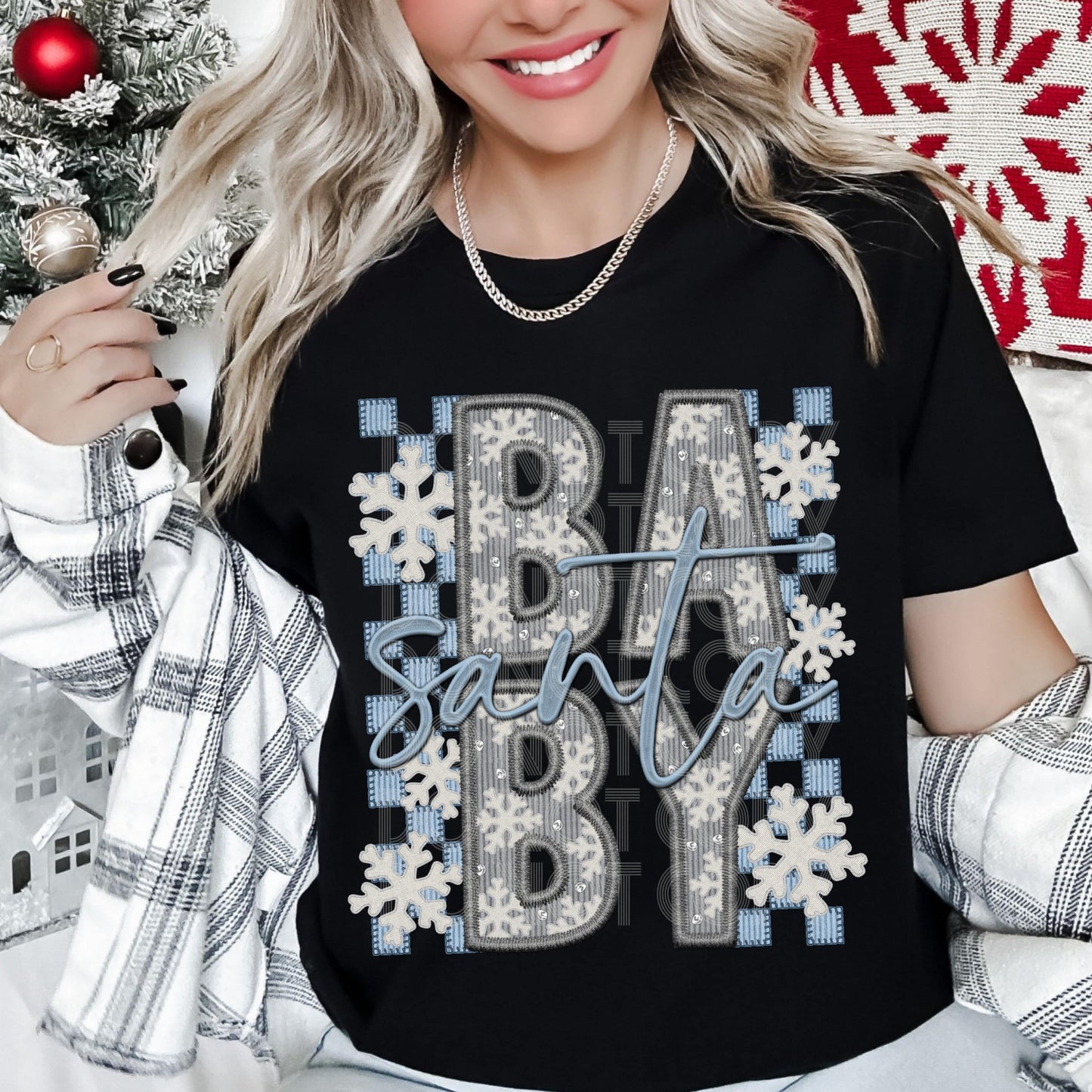 Santa Baby #3902 - Ready to Press DTF Transfer Full Color - Pro Blanks