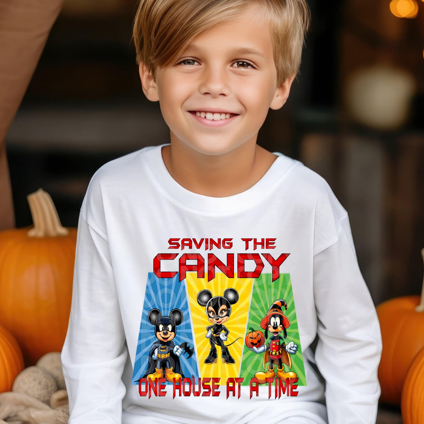 Saving The Candy #3638 - Ready to Press DTF Transfer Full Color - Pro Blanks