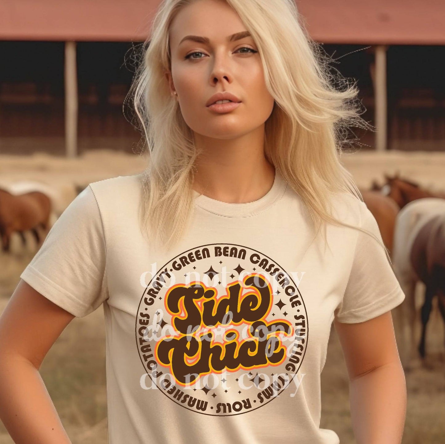 Side Chick - Ready to Press DTF Transfer Full Color - Pro Blanks