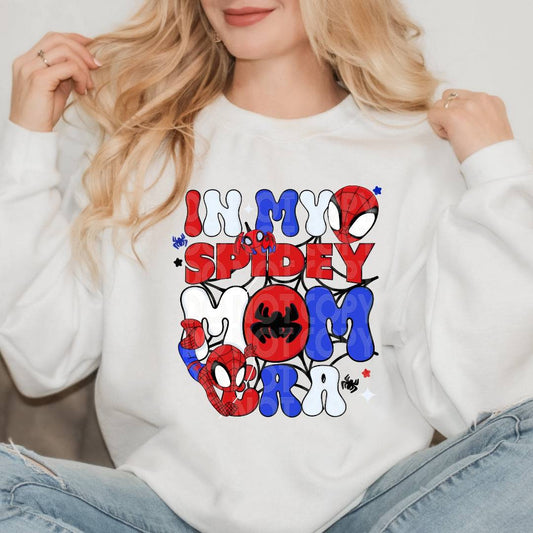 Spidey Mom Era #1496  - Ready to Press DTF Transfer Full Color - Pro Blanks