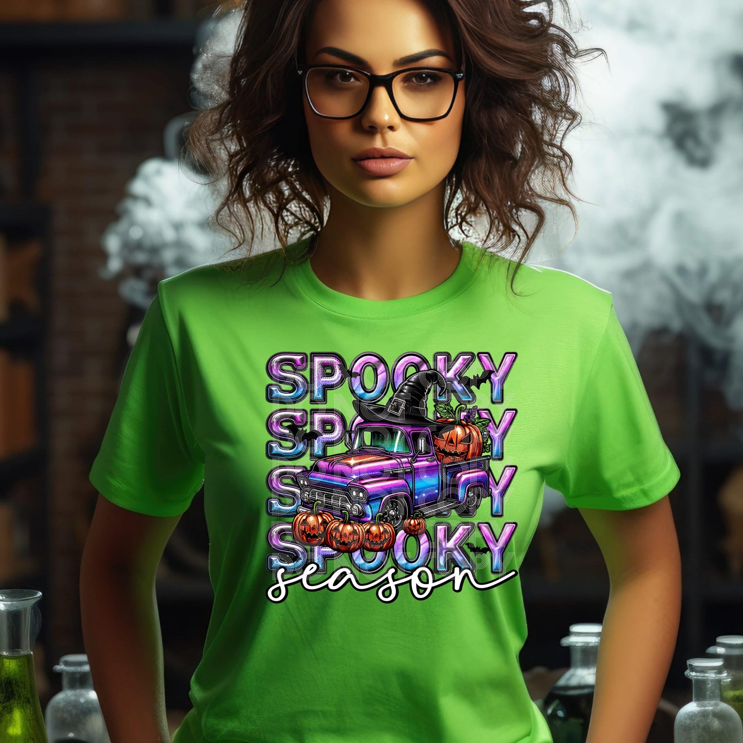 Spooky Season #3809 - Ready to Press DTF Transfer Full Color - Pro Blanks