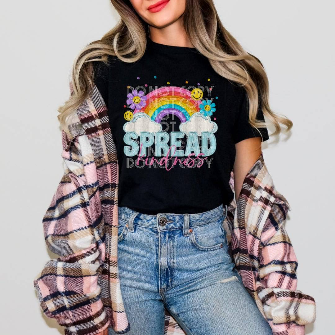Spread Kindness #1311 - Ready to Press DTF Transfer Full Color - Pro Blanks