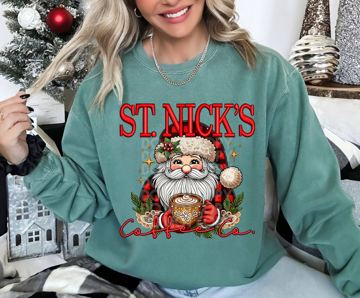 St Nicks Coffee Co #3960 - Ready to Press DTF Transfer Full Color - Pro Blanks