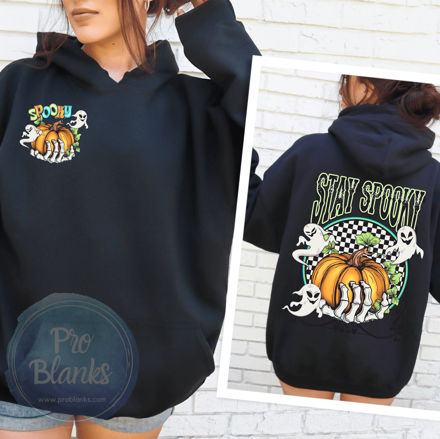 Stay Spooky Pocket- POCKET ONLY- Ready to Press DTF Transfer Full Color