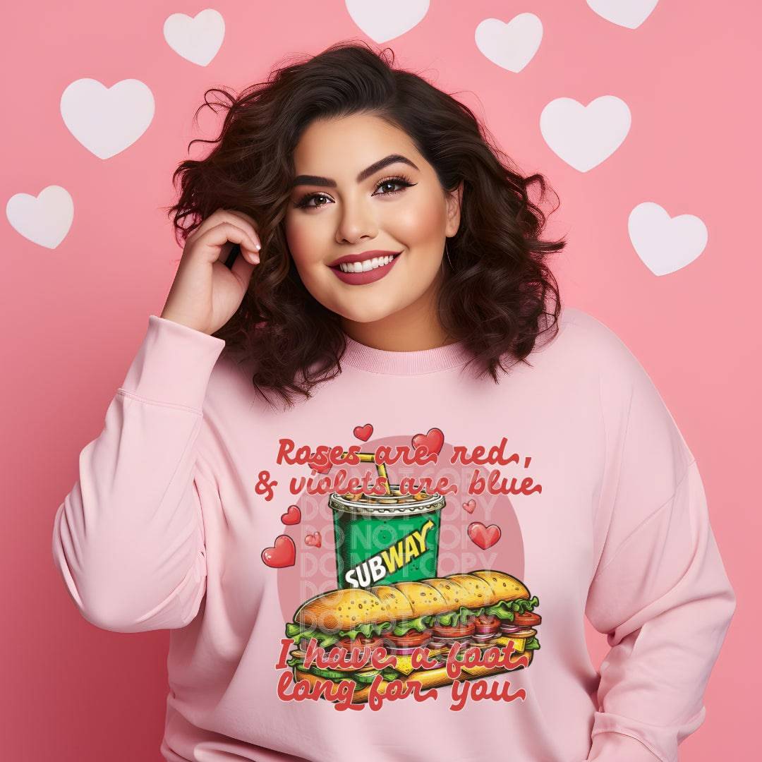 Subway #1458 - Ready to Press DTF Transfer Full Color - Pro Blanks