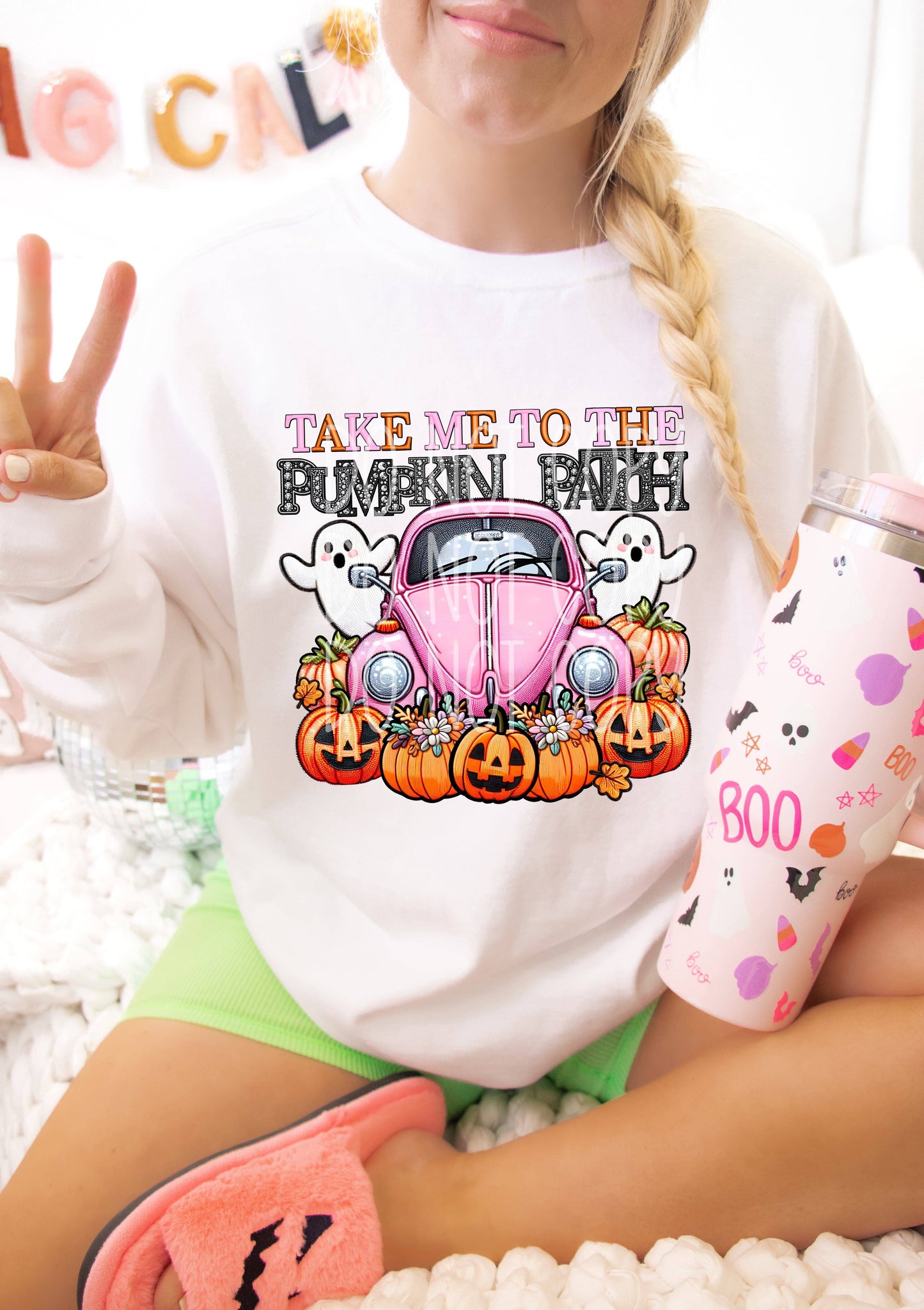 Take Me To The Pumpkin Patch #3816 - Ready to Press DTF Transfer Full Color - Pro Blanks