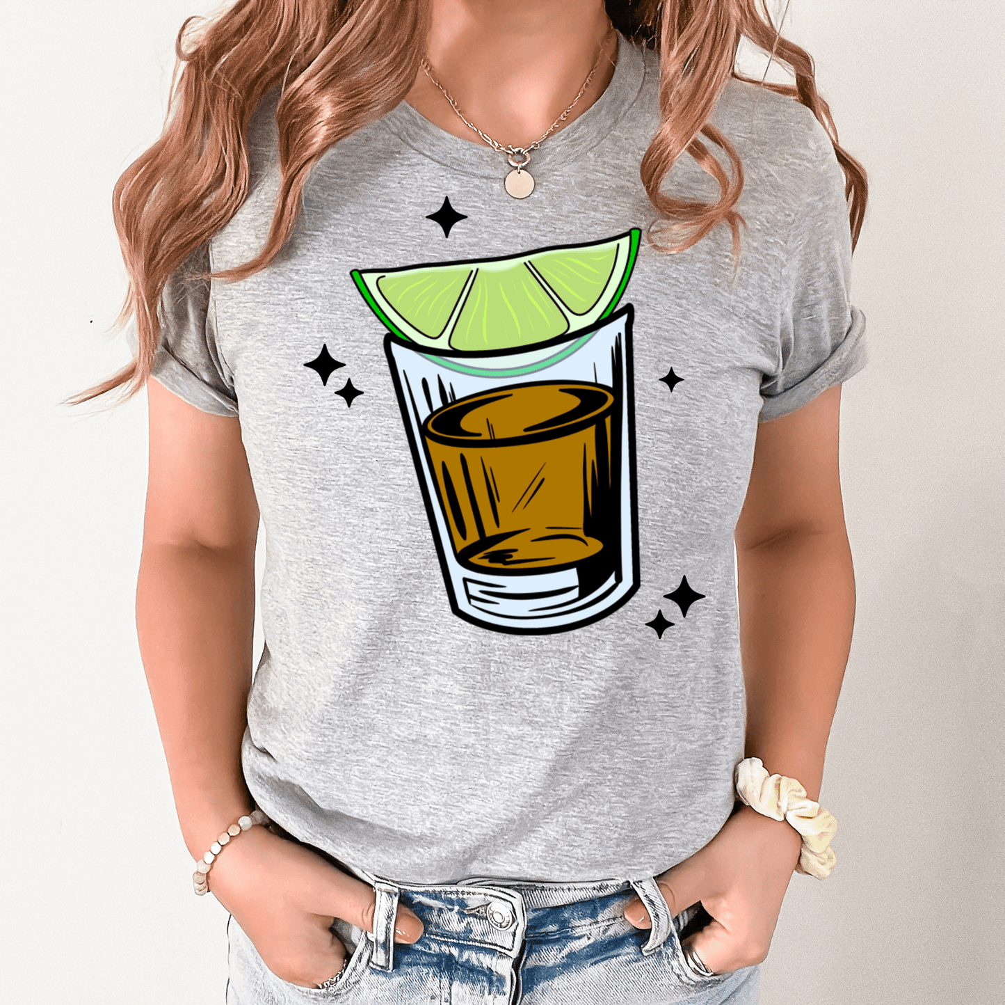 Tequila Shot - Ready to Press DTF Transfer Full Color - Pro Blanks