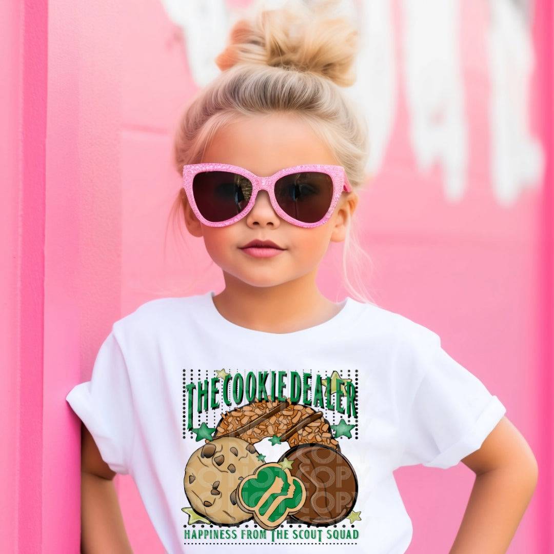 The Cookie Dealer #1448  - Ready to Press DTF Transfer Full Color - Pro Blanks