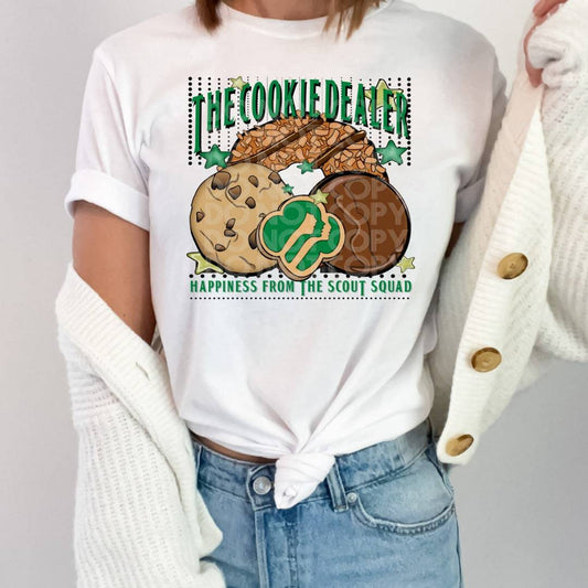 The Cookie Dealer #1448  - Ready to Press DTF Transfer Full Color - Pro Blanks