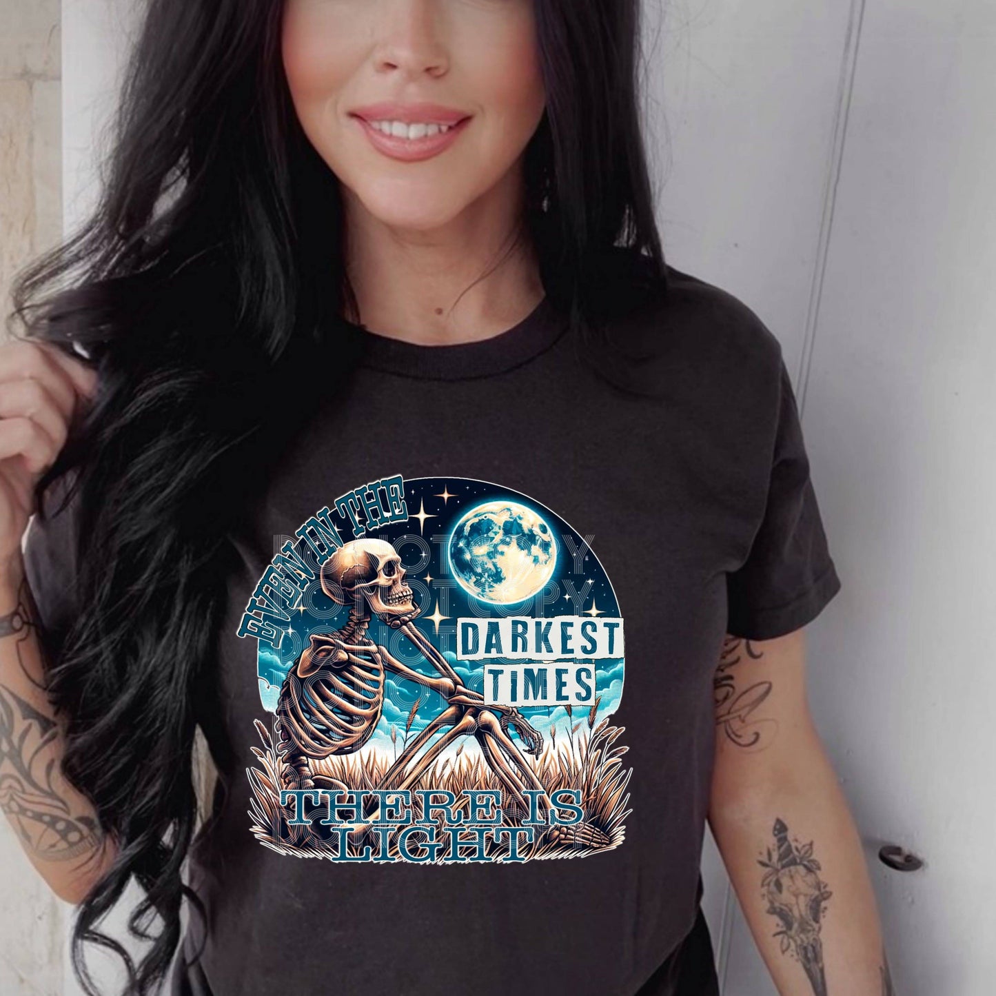 There Is Light #3321 - Ready to Press DTF Transfer Full Color - Pro Blanks