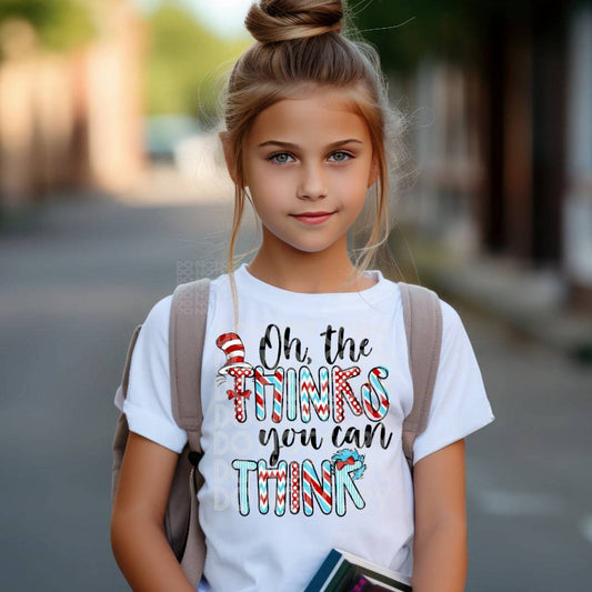 Thinks You Can Think #1509  - Ready to Press DTF Transfer Full Color - Pro Blanks