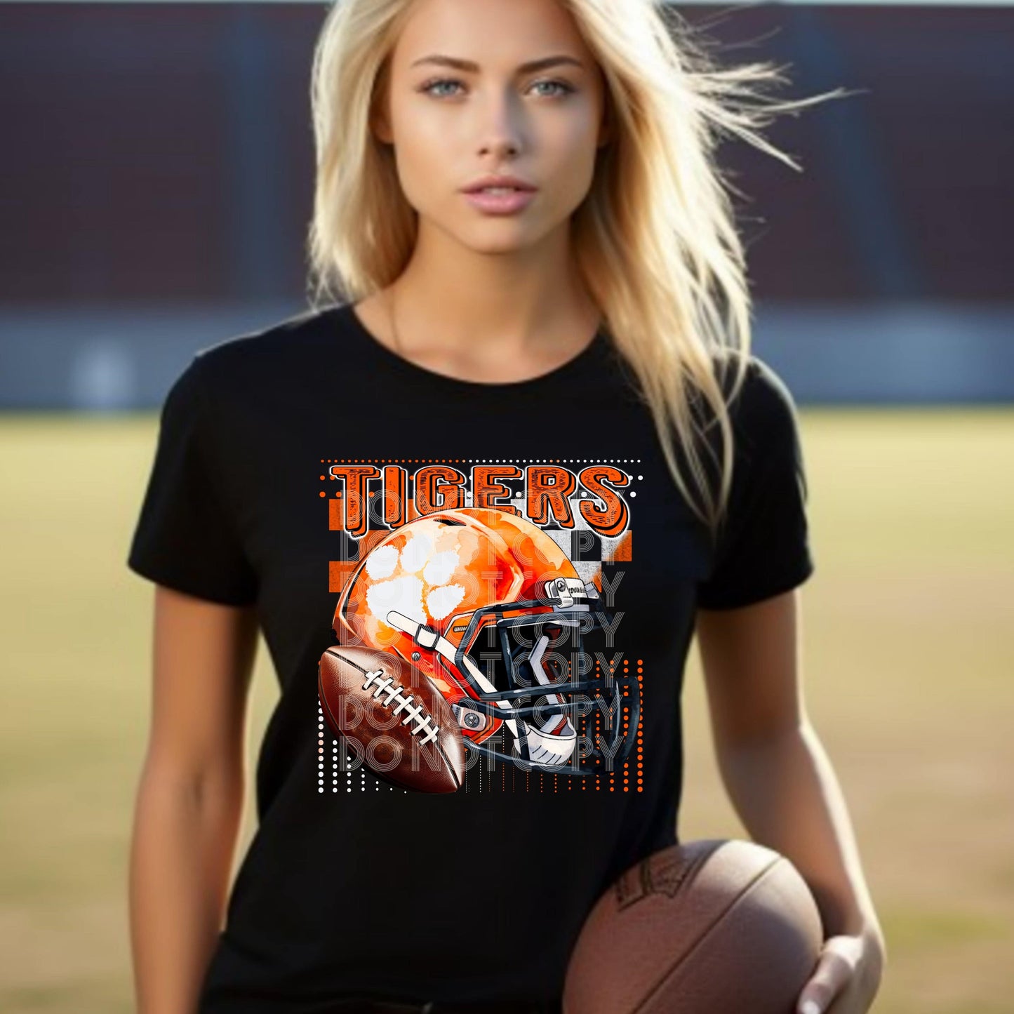 Tigers #3722 - Ready to Press DTF Transfer Full Color - Pro Blanks