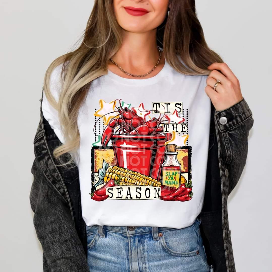 Tis The Season  #1538  - Ready to Press DTF Transfer Full Color - Pro Blanks