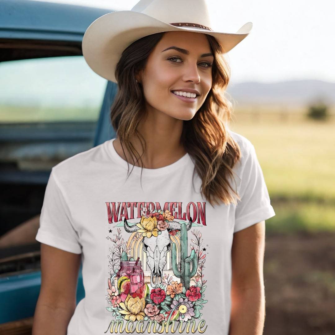 Watermelon Moonshine #1802 - Ready to Press DTF Transfer Full Color - Pro Blanks