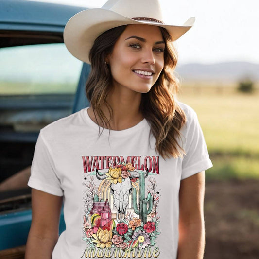 Watermelon Moonshine #1802 - Ready to Press DTF Transfer Full Color - Pro Blanks