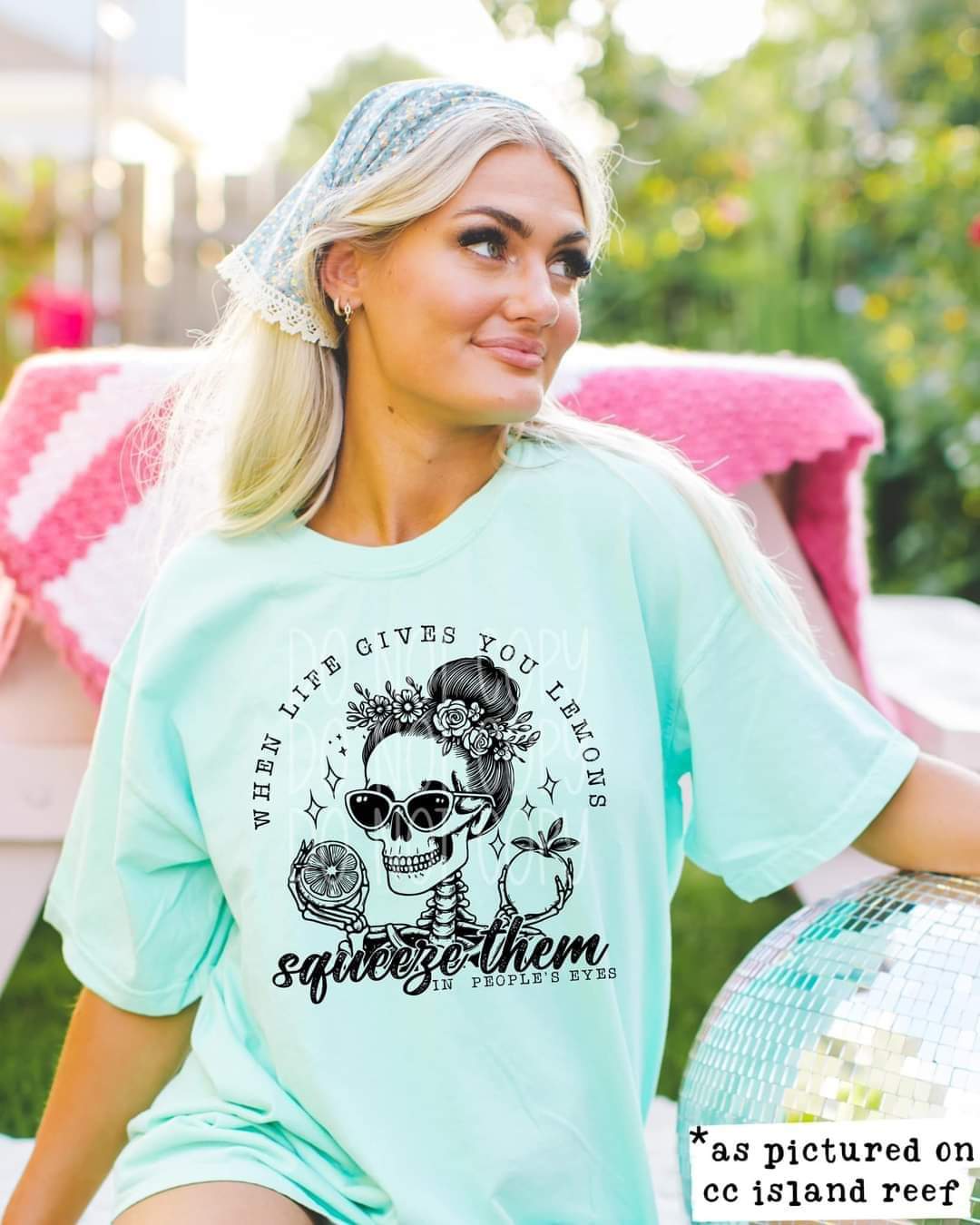 When Life Gives You Lemons #1854 - Ready to Press DTF Transfer Full Color - Pro Blanks