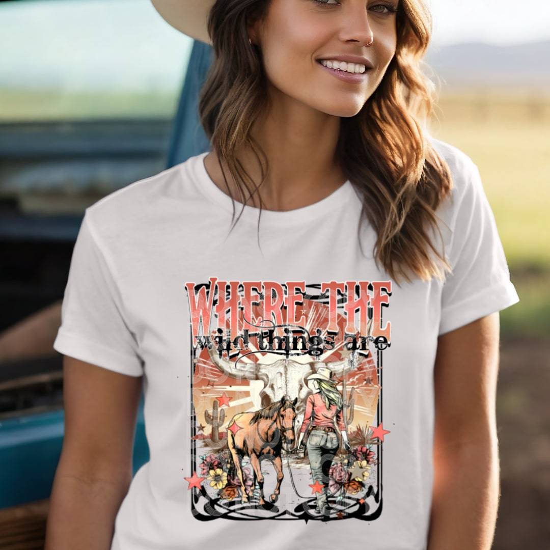 Where The Wild Things Are #1906 - Ready to Press DTF Transfer Full Color - Pro Blanks