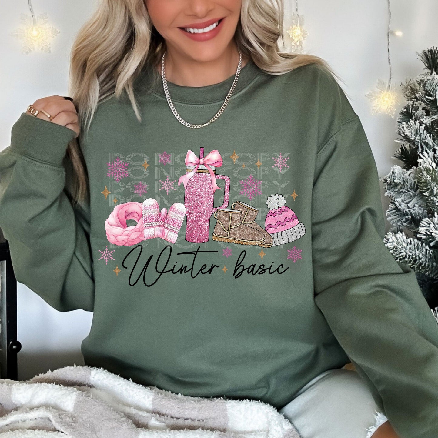 Winter Basic #3972 - Ready to Press DTF Transfer Full Color - Pro Blanks