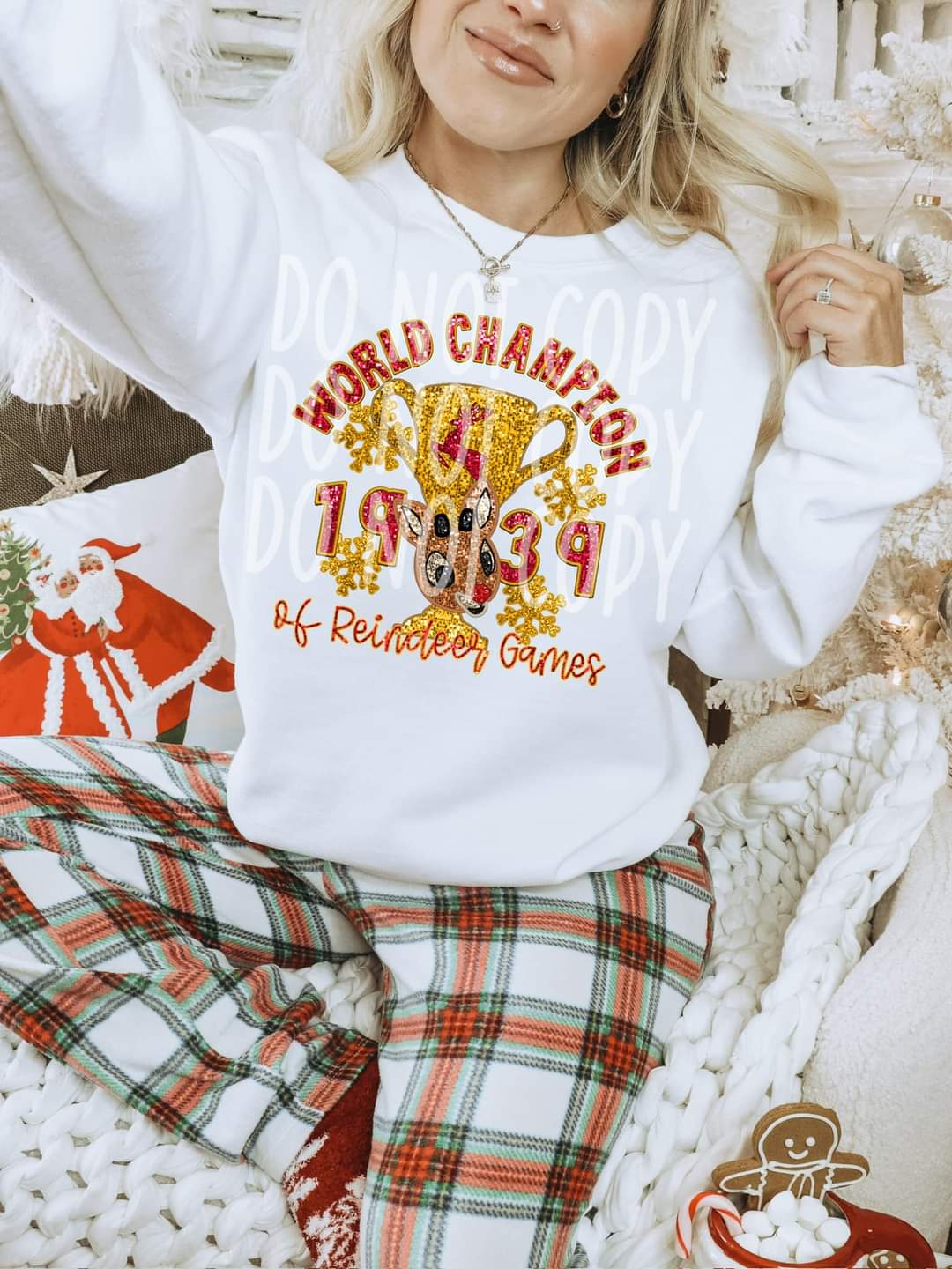 World Champion Of Reindeer Games - Ready to Press DTF Transfer Full Color