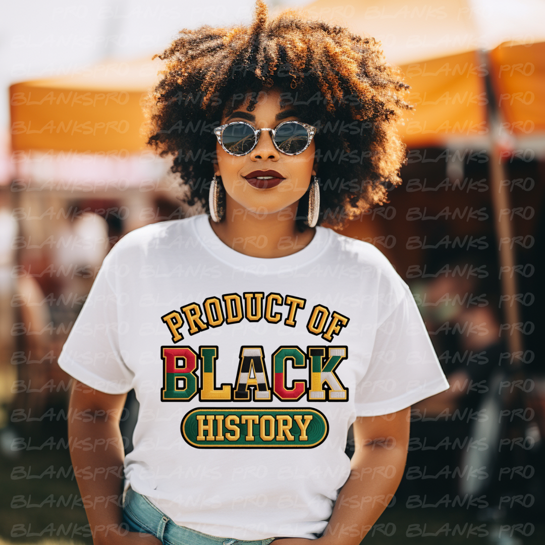 Product of Black History #012- Ready to Press DTF Transfer Full Color