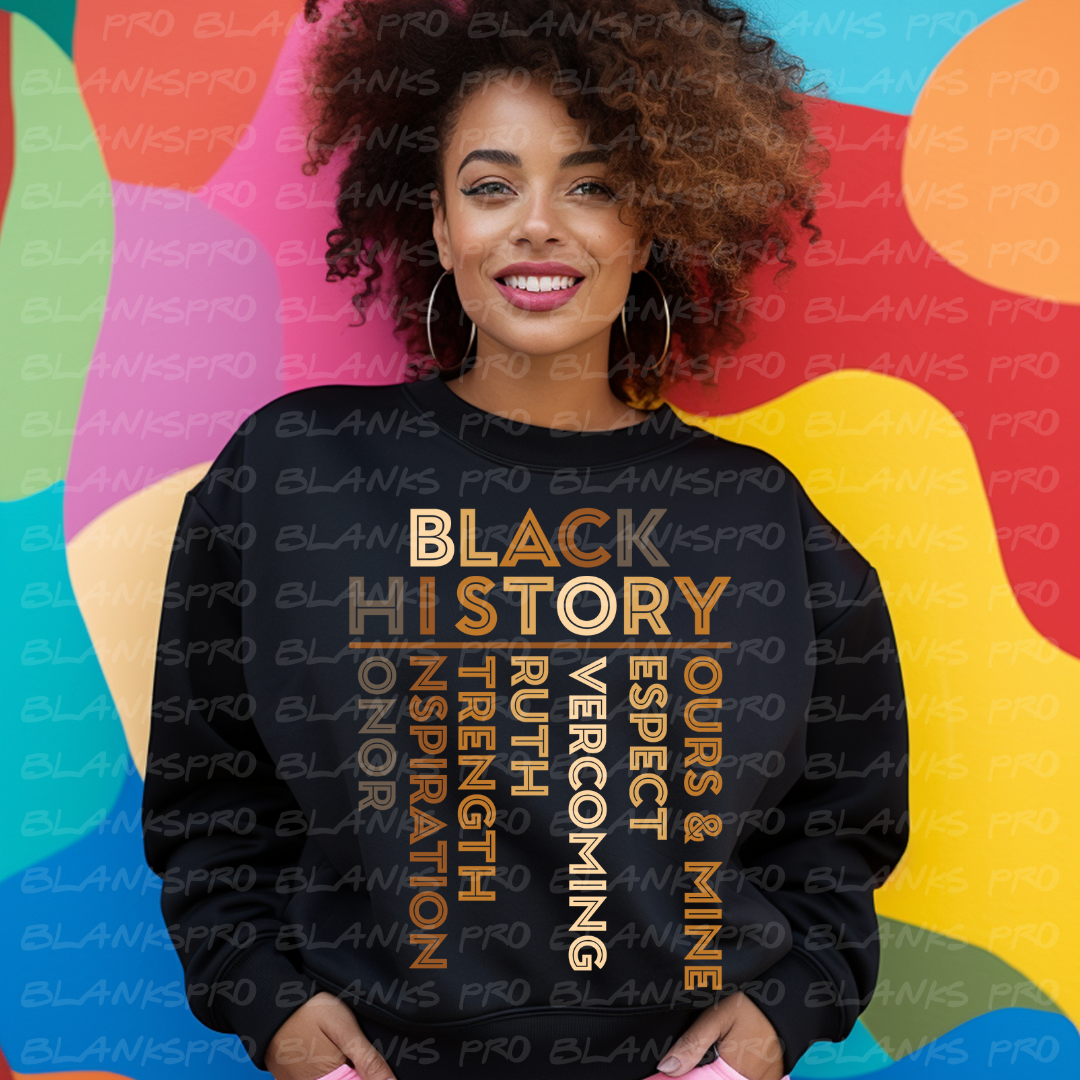 Black History- #007 - Ready to Press DTF Transfer Full Color