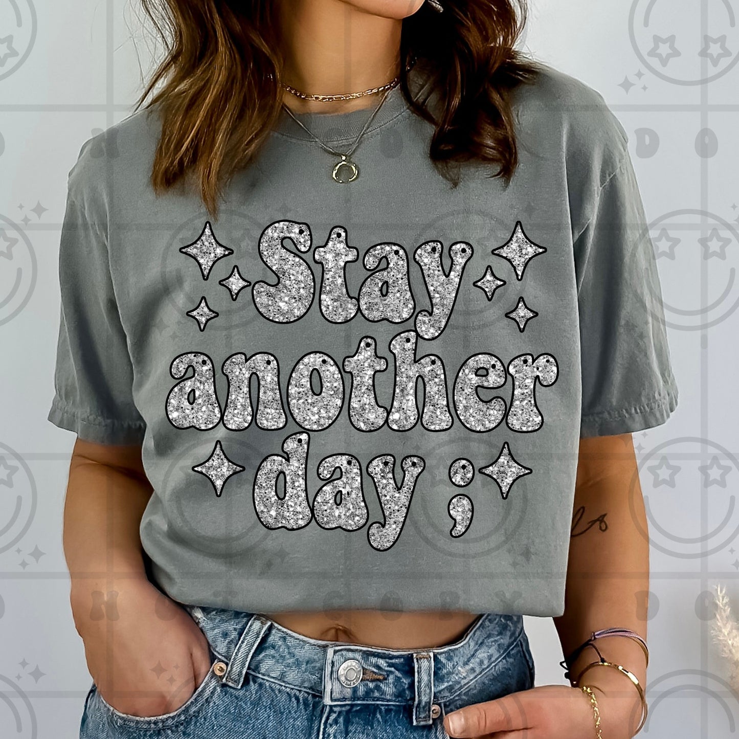Stay Another Day #6911 - Ready to Press DTF Transfer Full Color