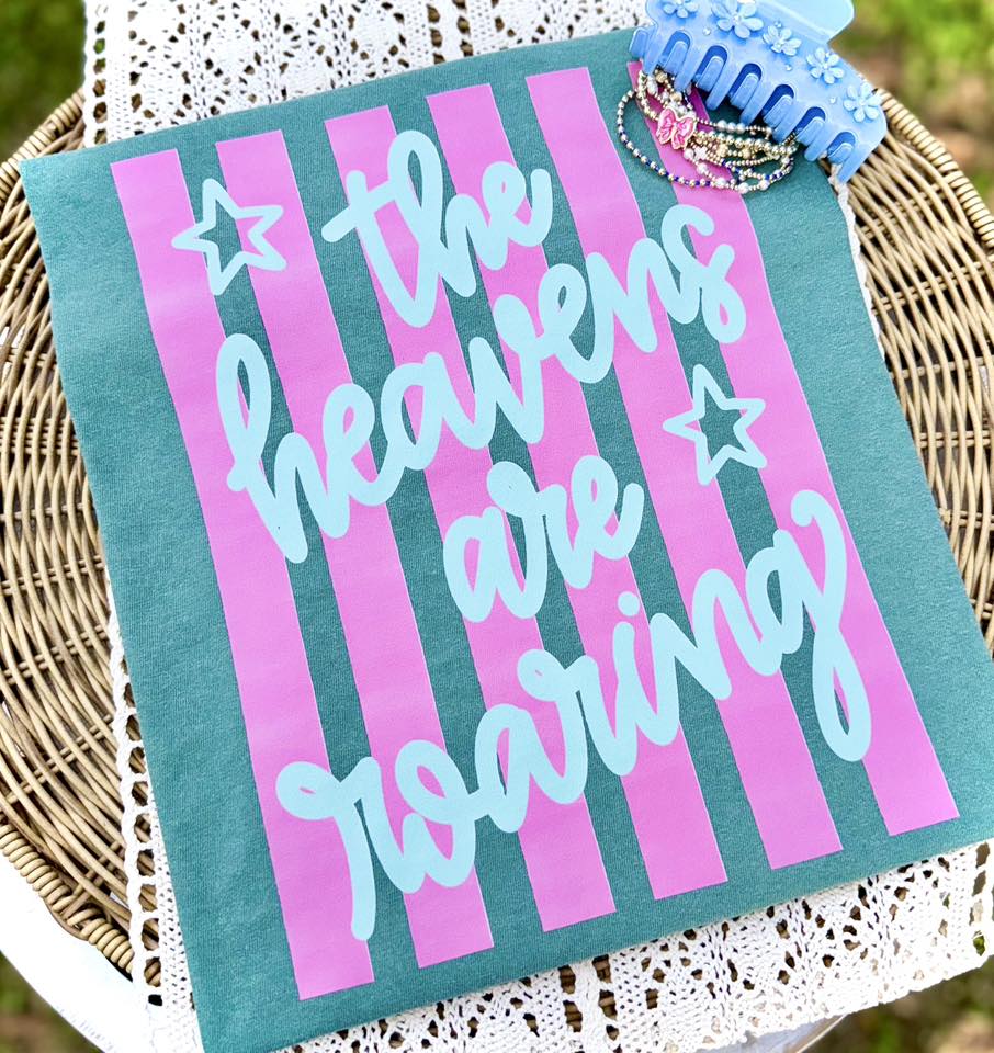 The Heaven Are Roaring #6546 - Ready to Press DTF Transfer Full Color