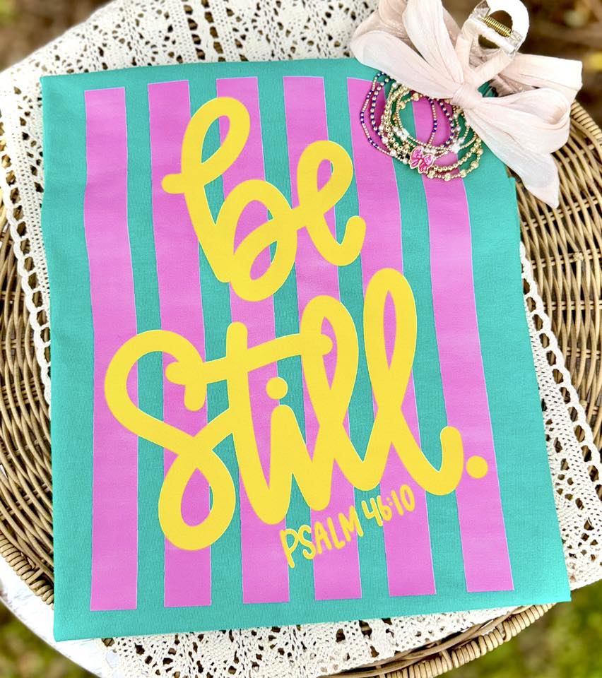 Be Still Psalm 46:10 - 6547 - Ready to Press DTF Transfer Full Color