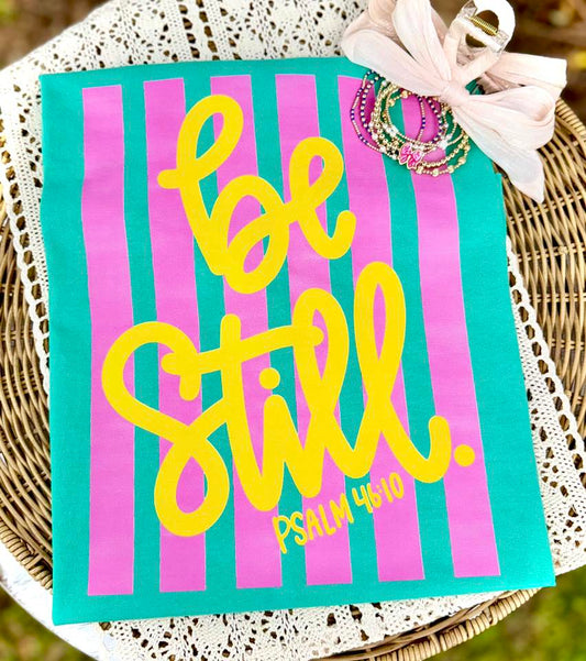 Be Still Psalm 46:10 - 6547 - Ready to Press DTF Transfer Full Color