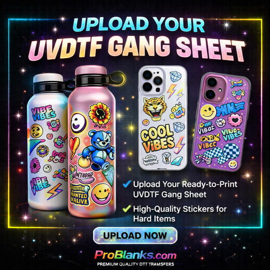 UV DTF - Upload Your Gang Sheet