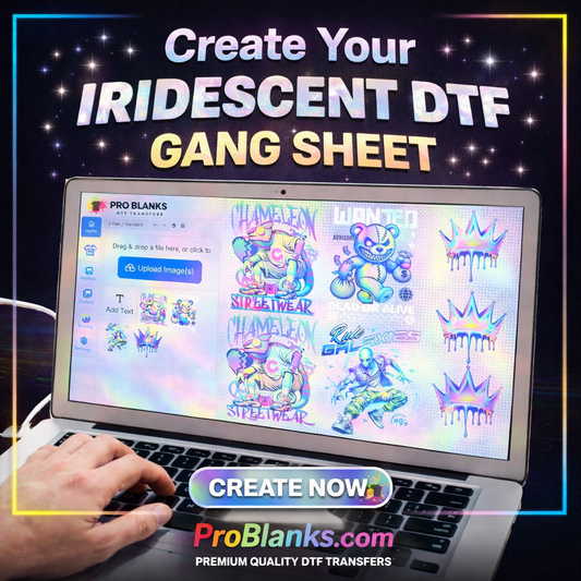 Iridescent DTF - Create A Gang Sheet