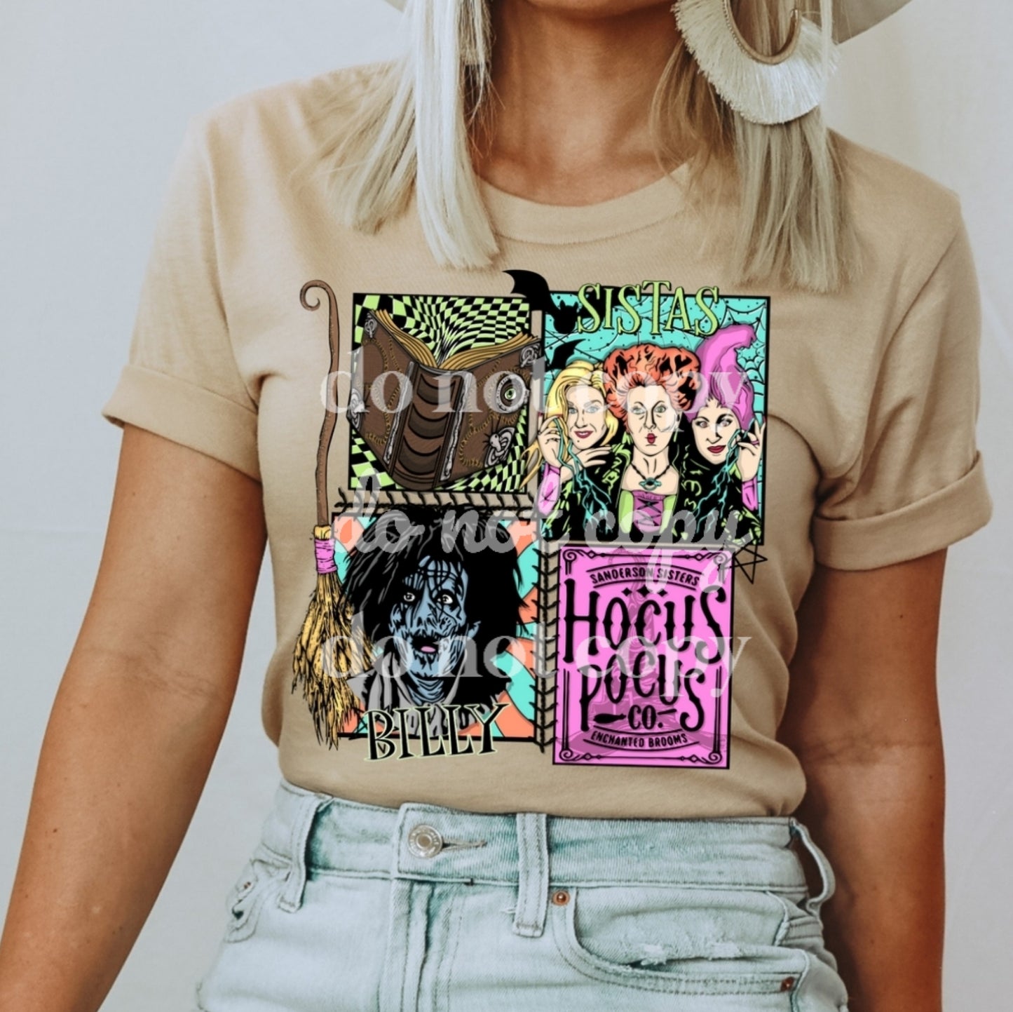 Hocus Pocus Witches- Ready to Press DTF Transfer Full Color