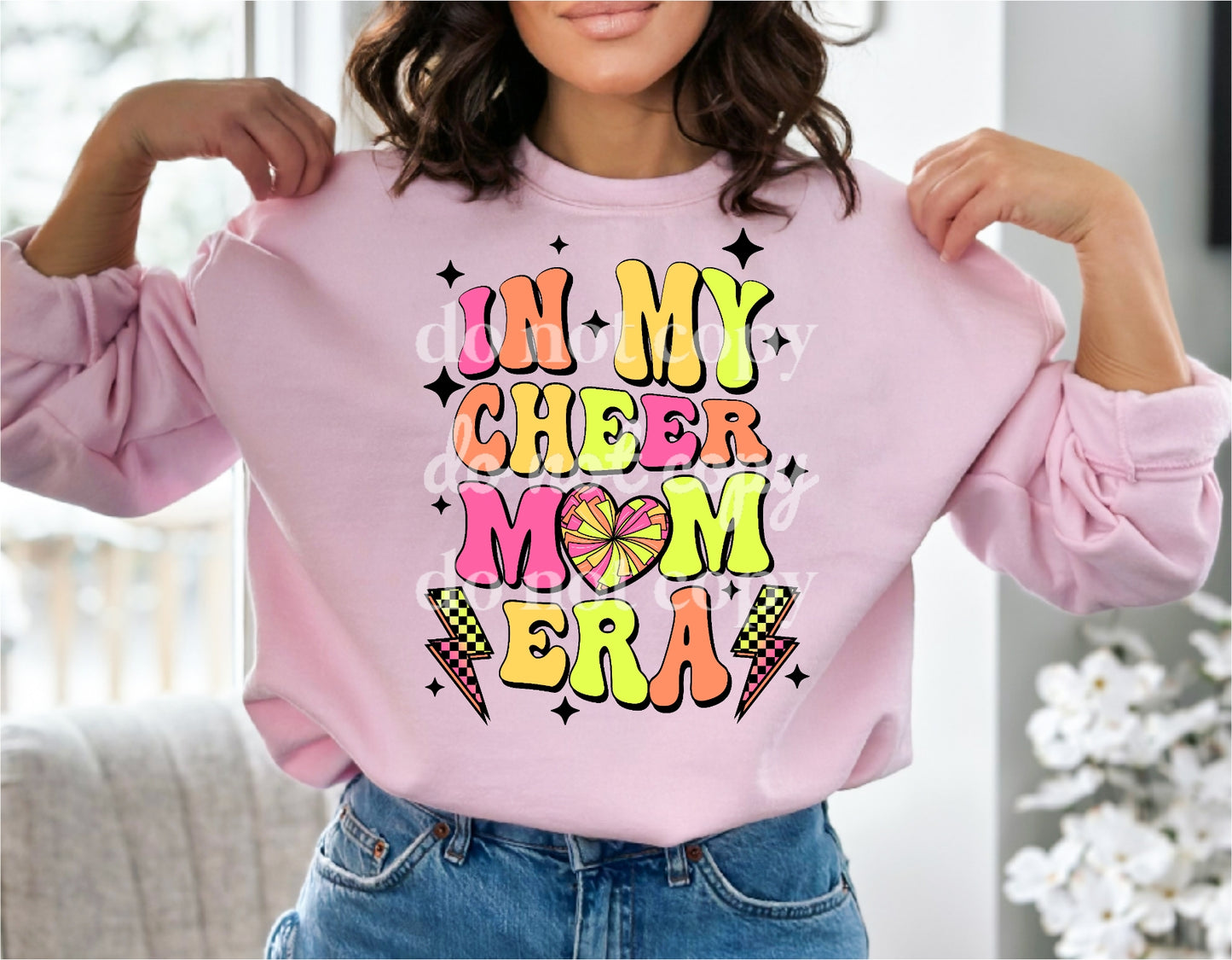 In My Cheer Mom Era - Ready to Press DTF Transfer Full Color