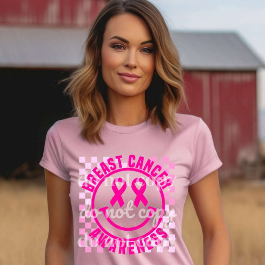 Breast Cancer Awareness - Ready to Press DTF Transfer Full Color