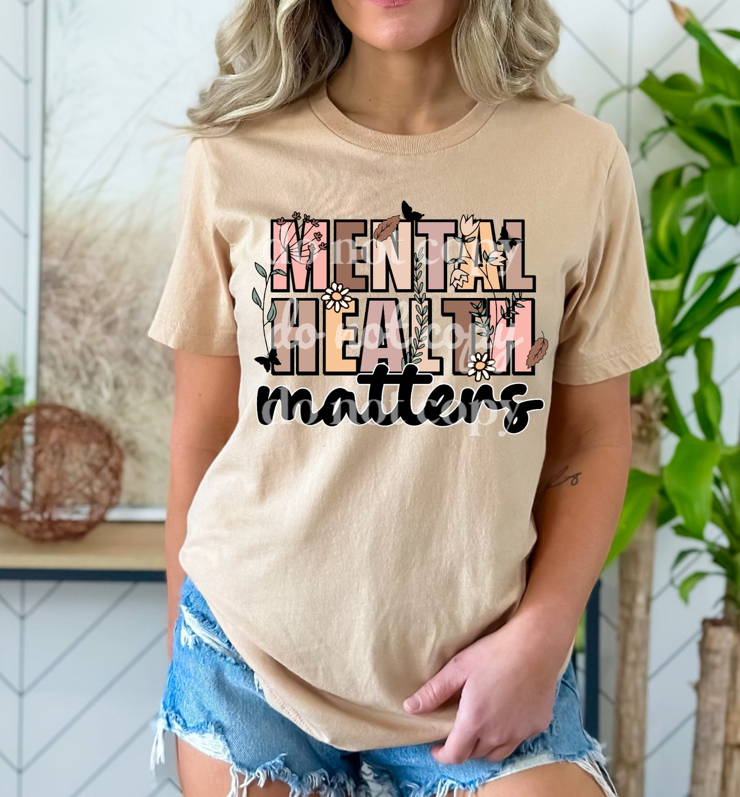 Mental Health Matters - Ready to Press DTF Transfer Full Color