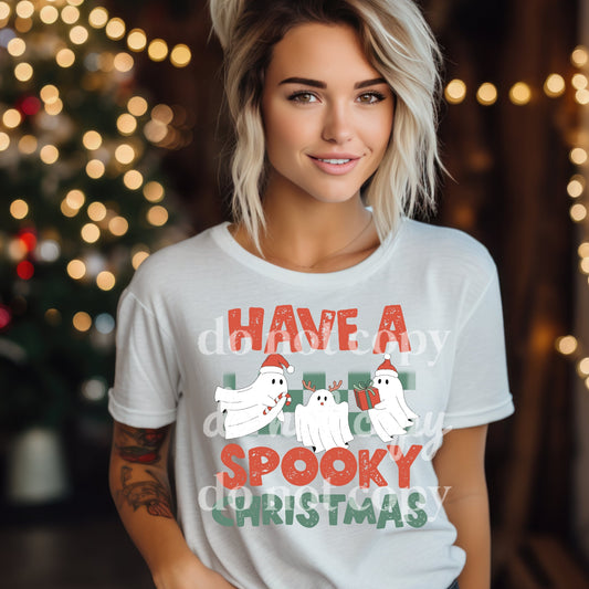 Spooky Christmas - Ready to Press DTF Transfer Full Color