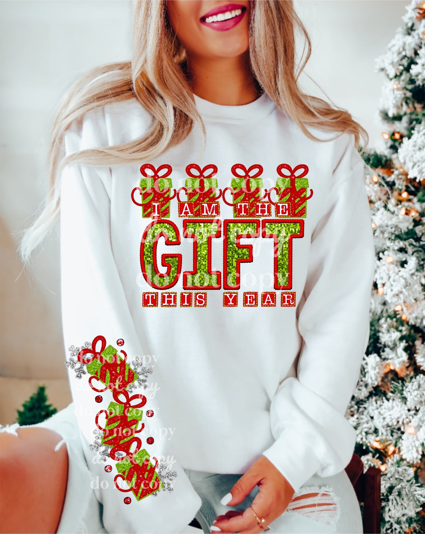 I Am The Gift - Ready to Press DTF Transfer Full Color