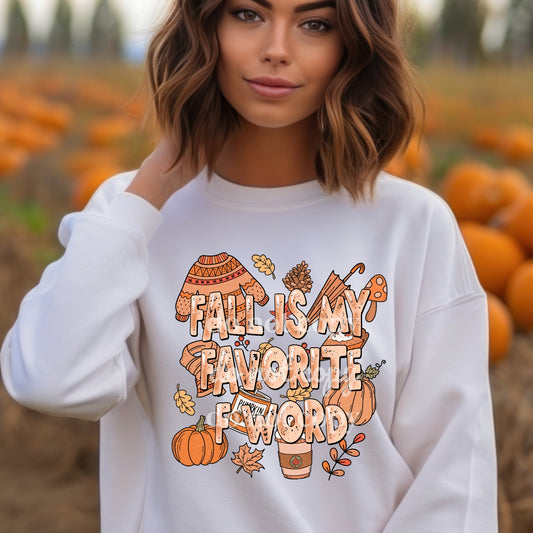 Fall Favorite F Word #1006 - Ready to Press DTF Transfer Full Color