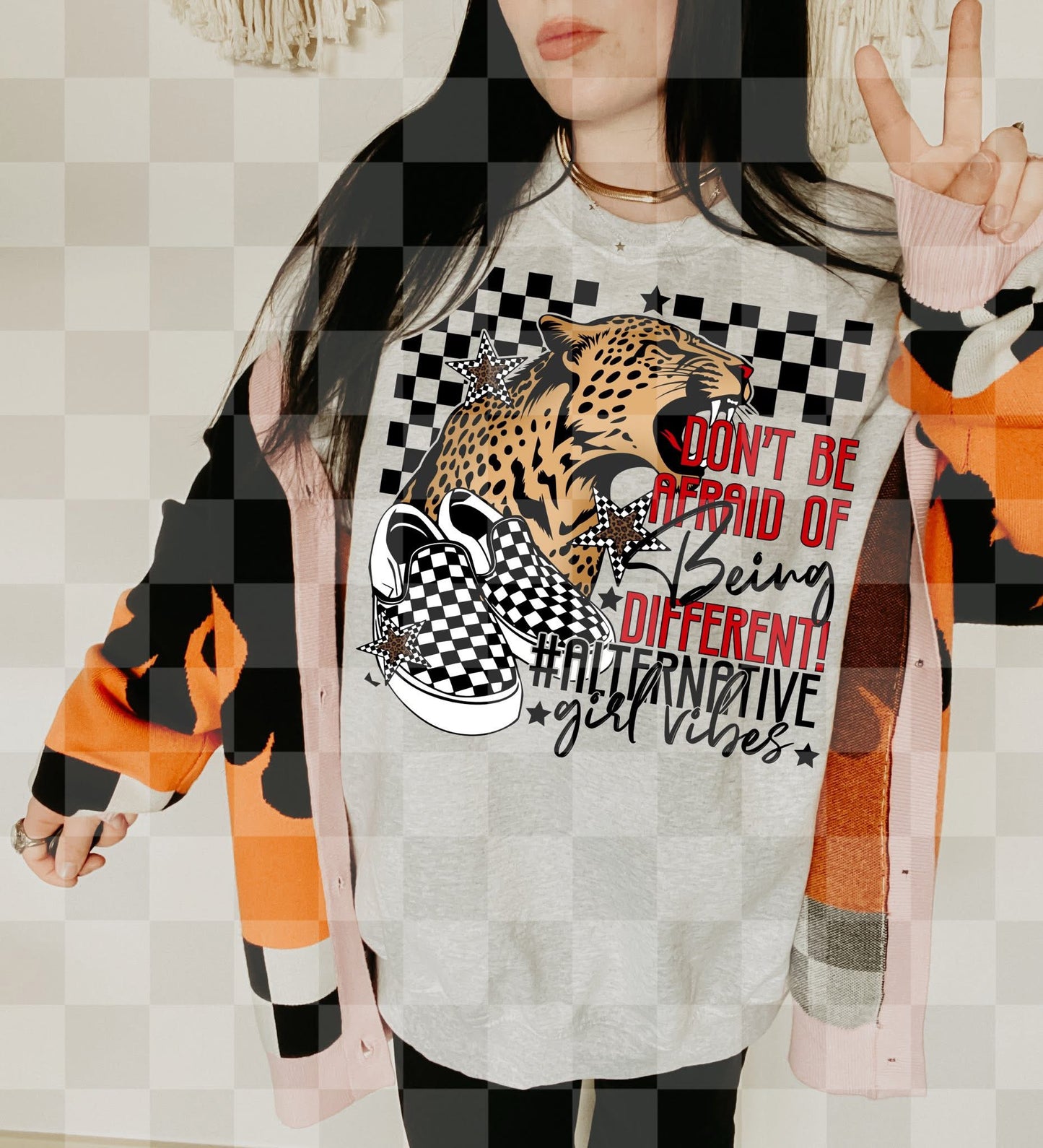 #Alternative Girl Vibes #6726 - Ready to Press DTF Transfer Full Color