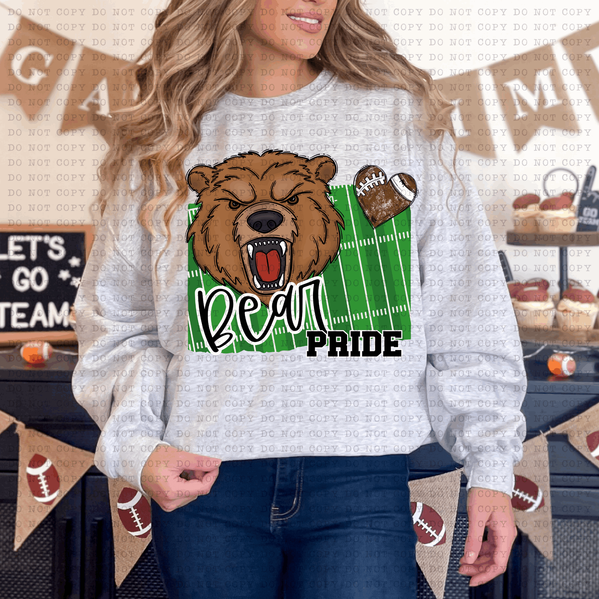 Bear Pride #5500 - Ready to Press DTF Transfer Full Color