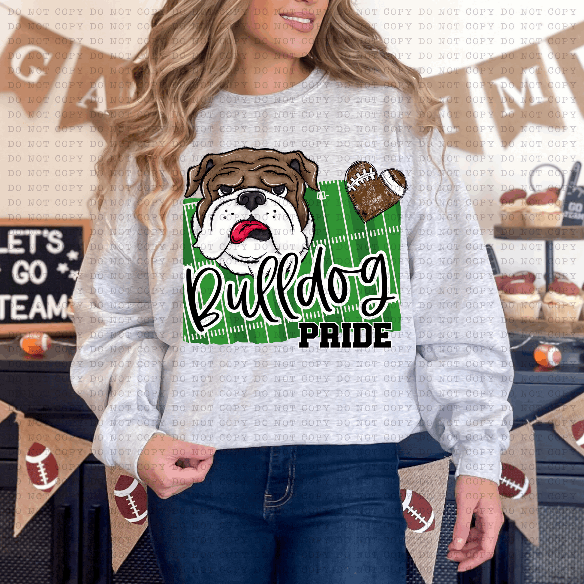 Bulldog Pride #5503 - Ready to Press DTF Transfer Full Color