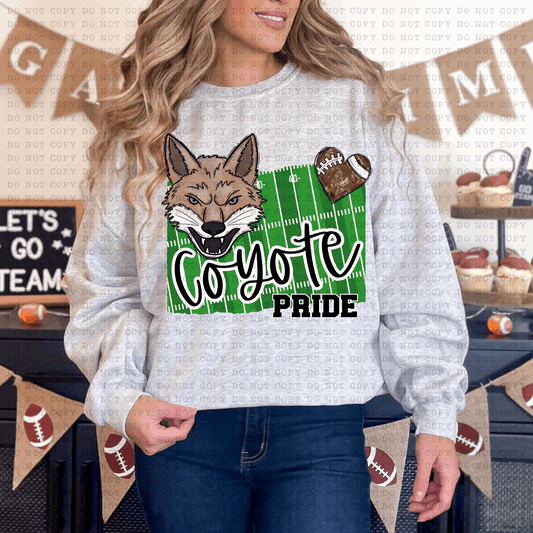Coyote Pride #5504 - Ready to Press DTF Transfer Full Color