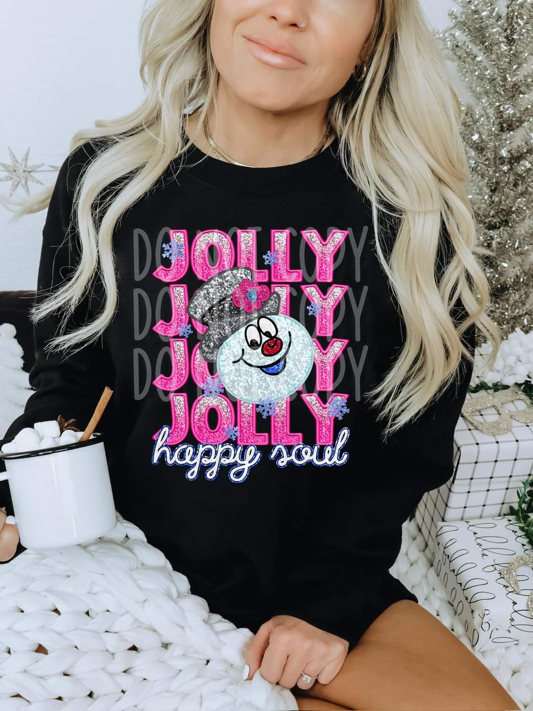 Jolly Happy Soul Sparkle  - Ready to Press DTF Transfer Full Color