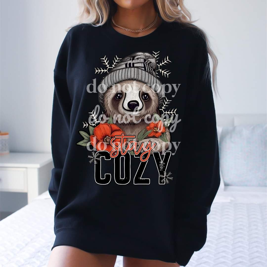 Stay Cozy    - Ready to Press DTF Transfer Full Color