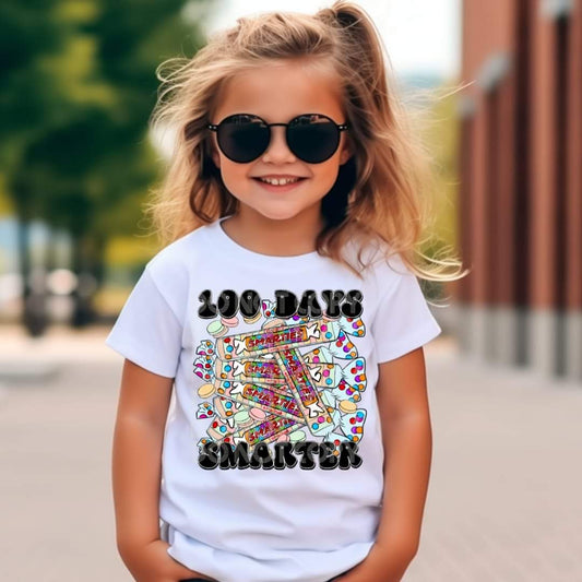 100 Days Smarter #1391  - Ready to Press DTF Transfer Full Color