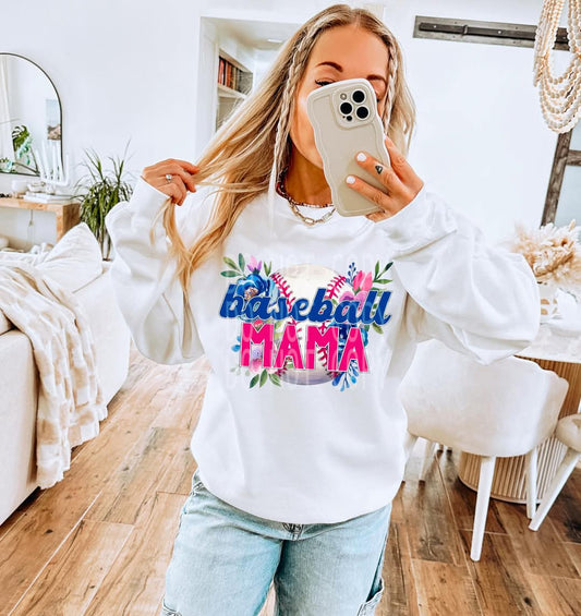 Baseball Mama #4734 - Ready to Press DTF Transfer Full Color